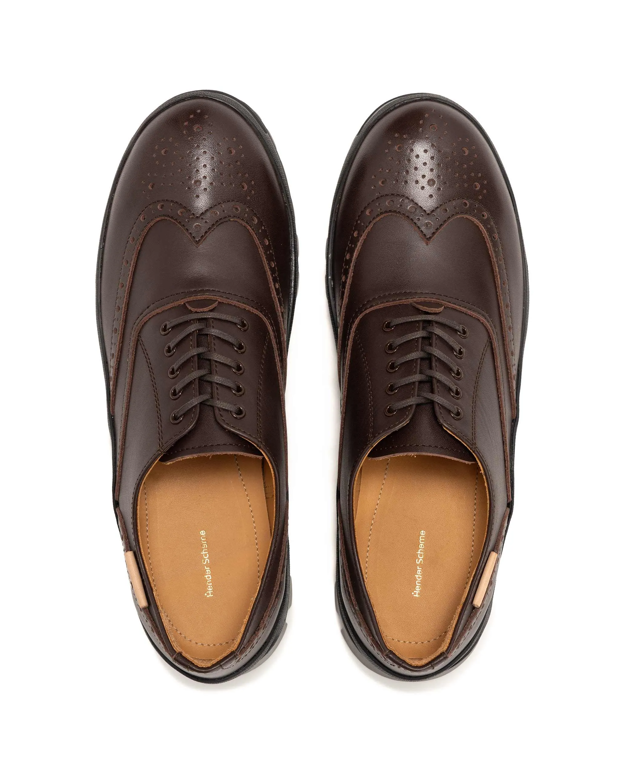 Brogue Balmoral #2146 Shoes Dark Brown