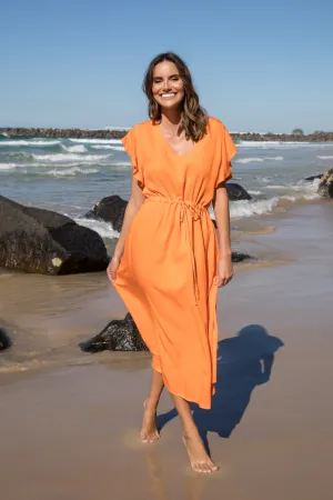 Margie Dress | Tangelo Orange | FINAL SALE