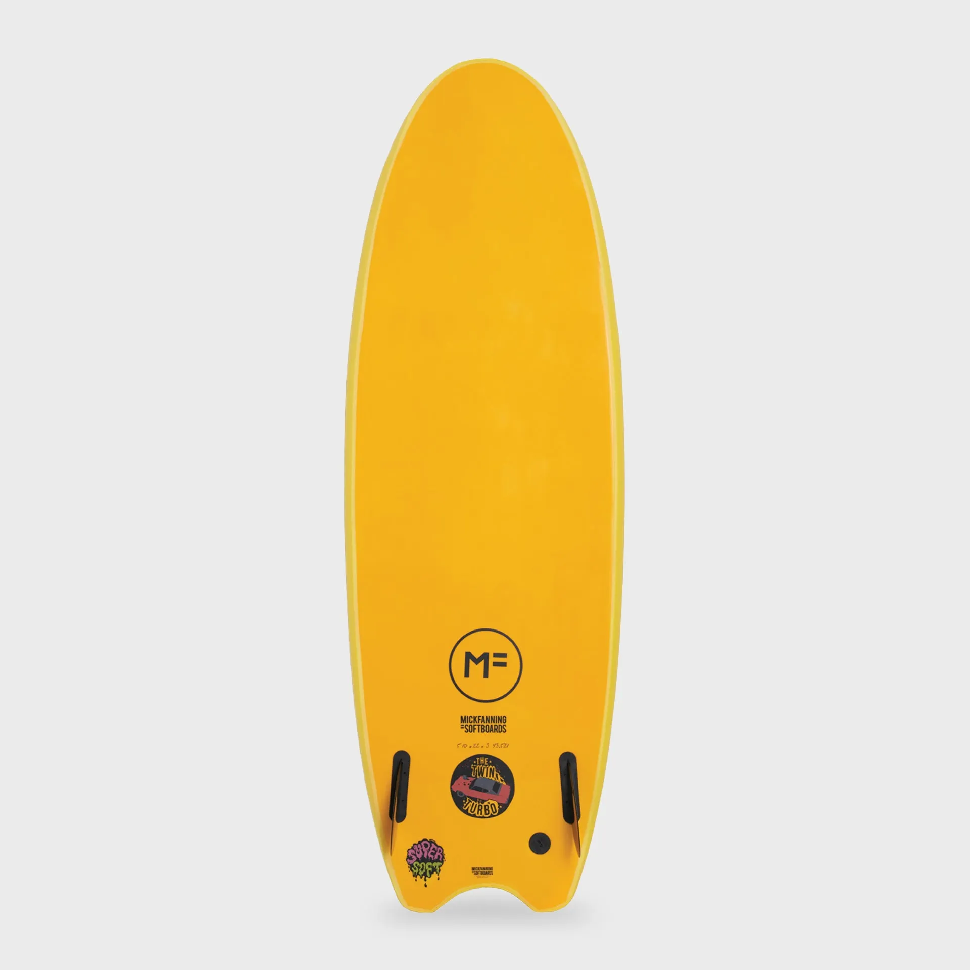 Mick Fanning Twin Turbo Super Soft Softboard - Sunshine/Orange