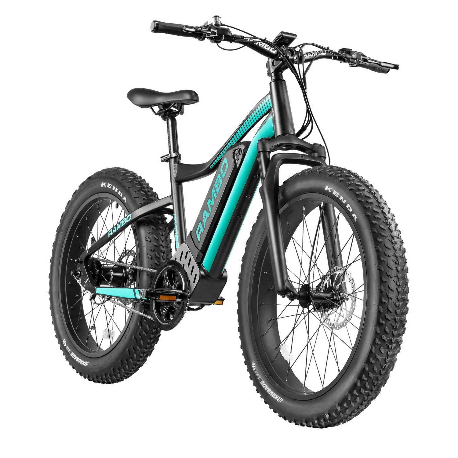 Rambo The Ryder 750 24 Electric Fat Tire Hunting Electric Bike
