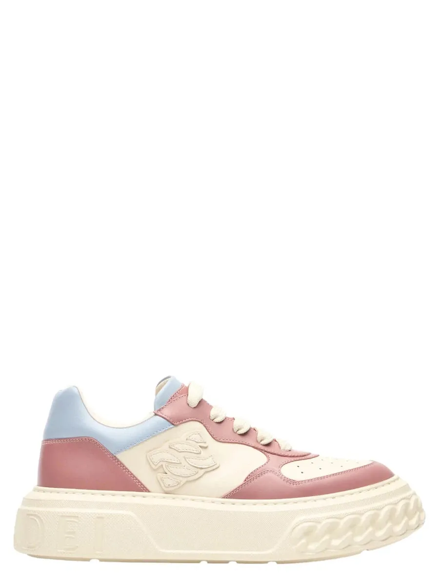 Sneakers Casadei Off Road in Pelle Multicolor
