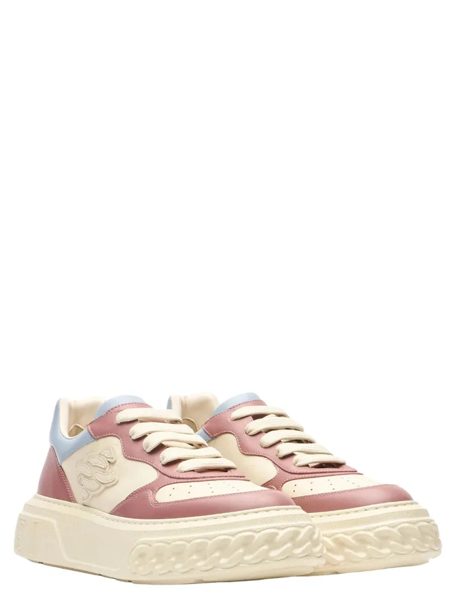 Sneakers Casadei Off Road in Pelle Multicolor