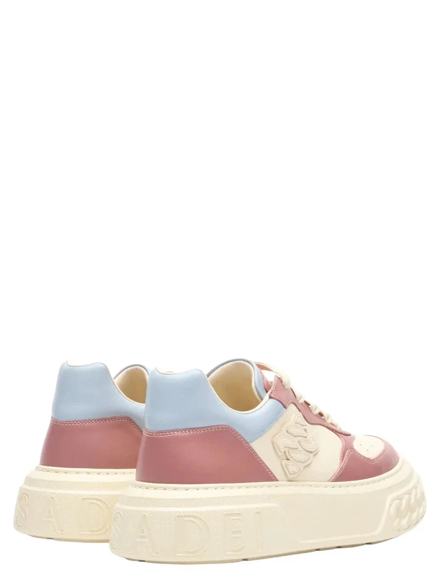 Sneakers Casadei Off Road in Pelle Multicolor